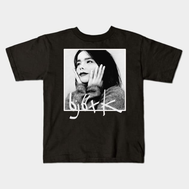 Bjork Futuristic Fantasy Kids T-Shirt by xXYazzyChanArtsXx